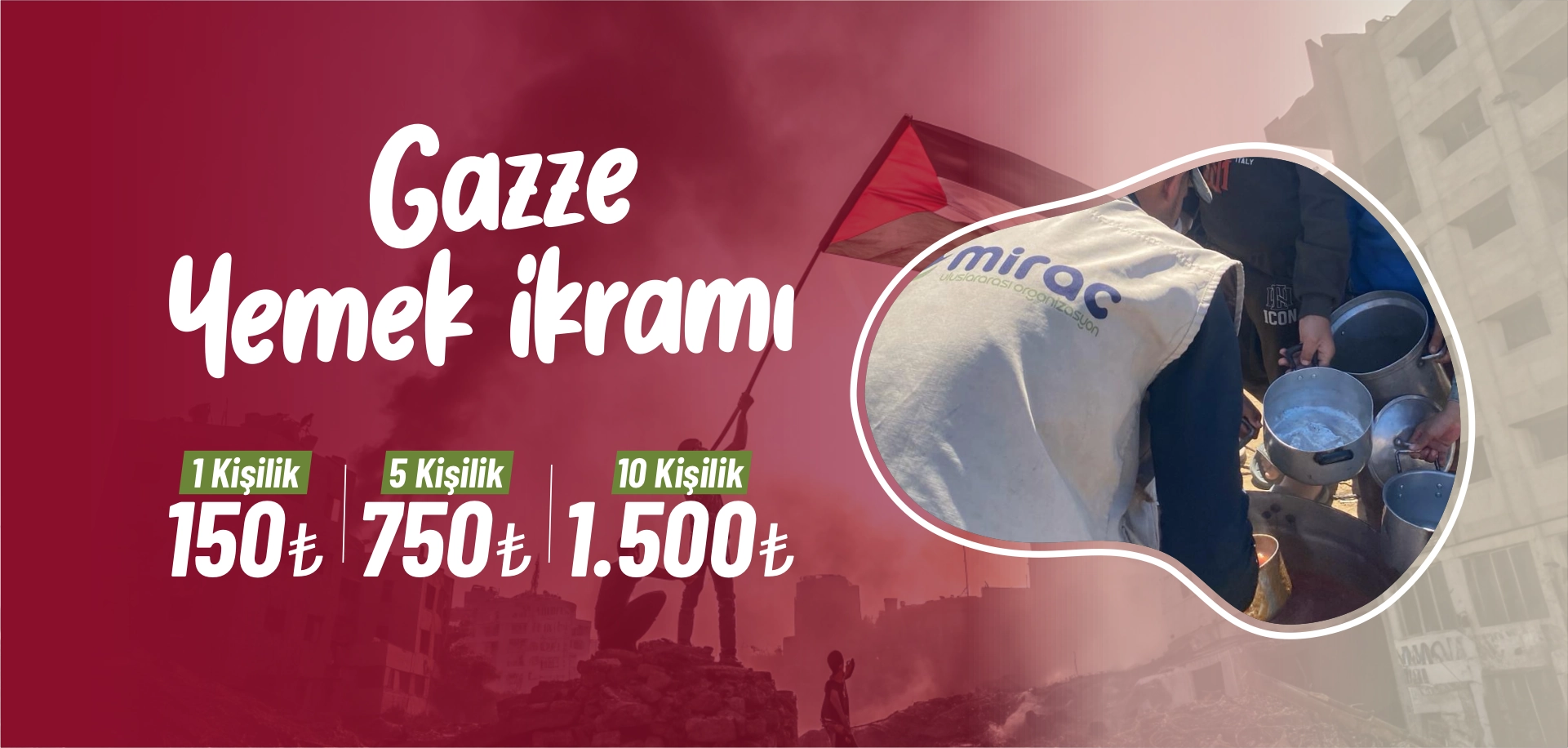 Gazze Yemek 5 Kişilik